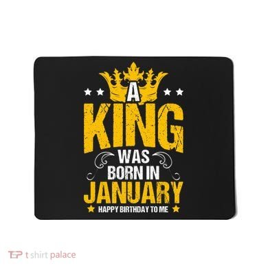 Cute King Birthday Royalty Party Design Gift Mousepad