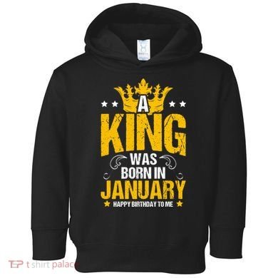 Cute King Birthday Royalty Party Design Gift Toddler Hoodie