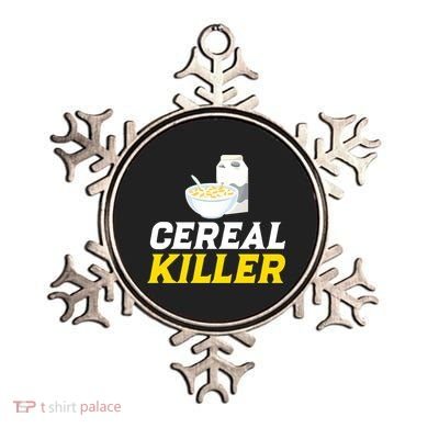 Cereal Killer Breakfast Lover Funny Ornament