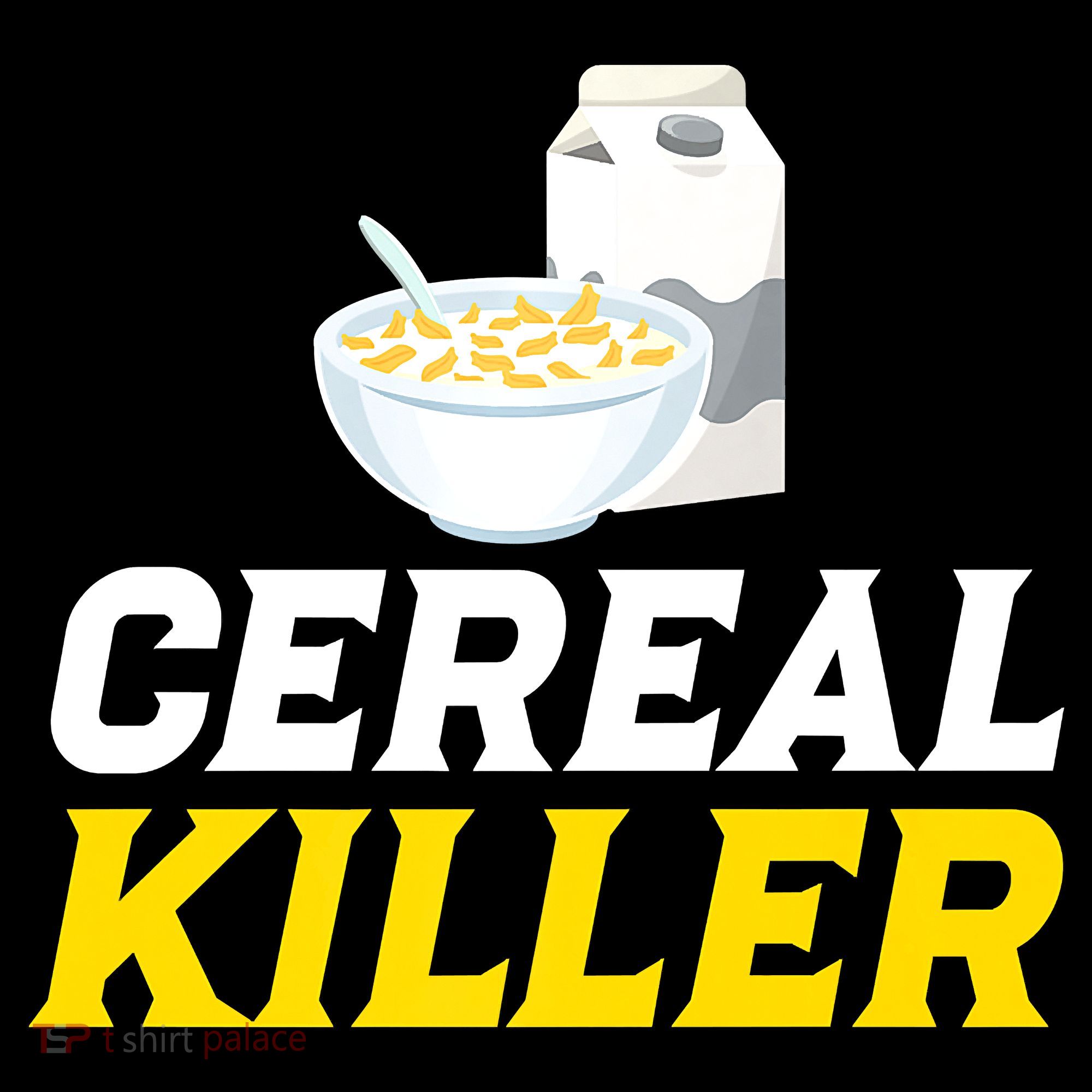 Cereal Killer Breakfast Lover Funny Ornament