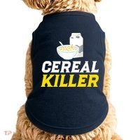 Cereal Killer Breakfast Lover Funny Doggie Tank thumb 0