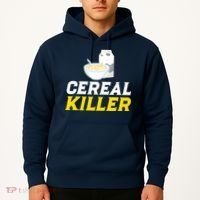 Cereal Killer Breakfast Lover Funny Hoodie thumb 2