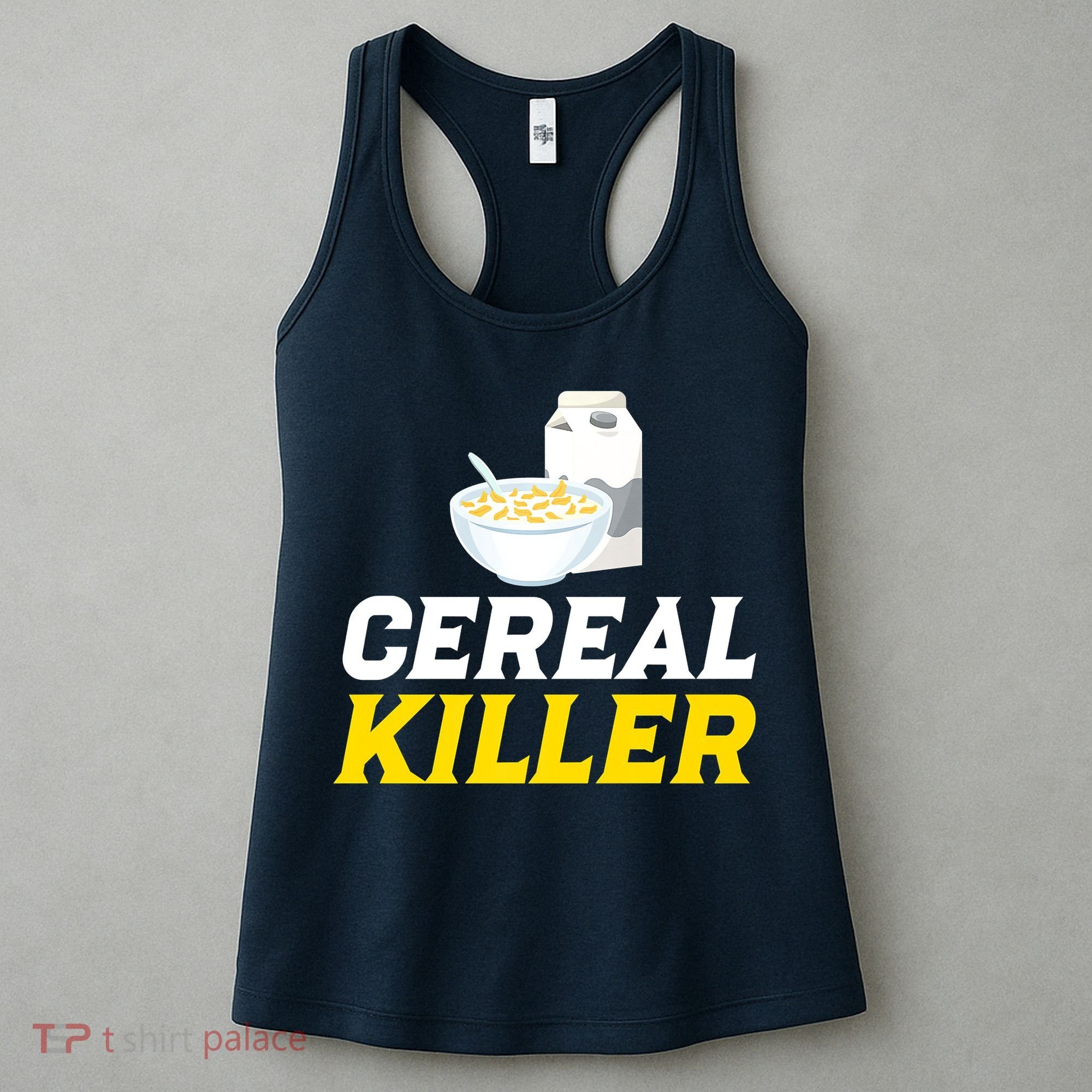 Cereal Killer Breakfast Lover Funny Women's Tank Top