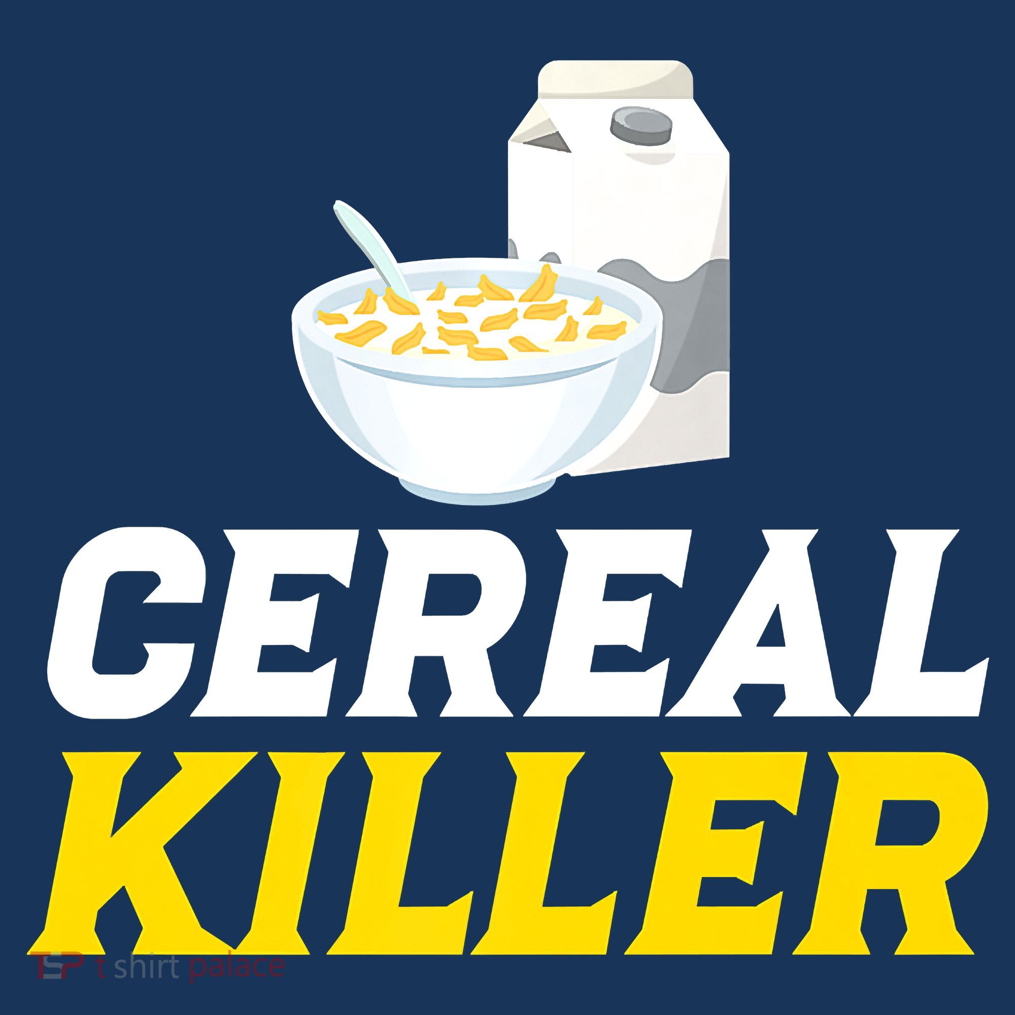 Cereal Killer Breakfast Lover Funny Toddler Hoodie