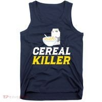 Cereal Killer Breakfast Lover Funny Tank Top thumb 0
