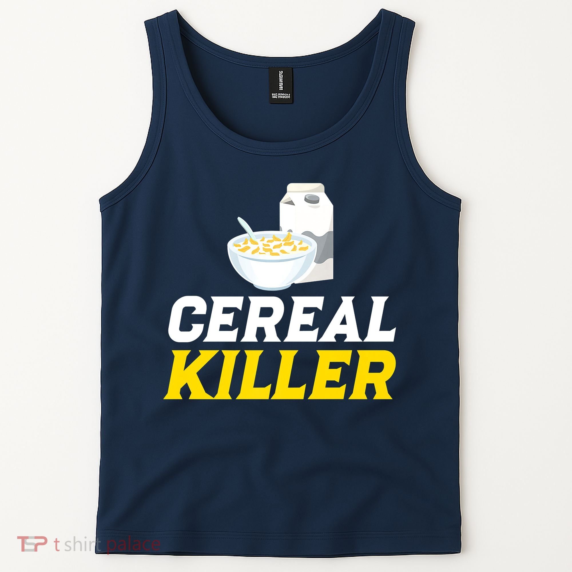 Cereal Killer Breakfast Lover Funny Tank Top