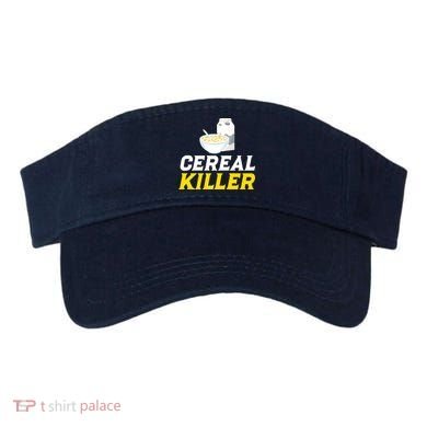 Cereal Killer Breakfast Lover Funny Visor