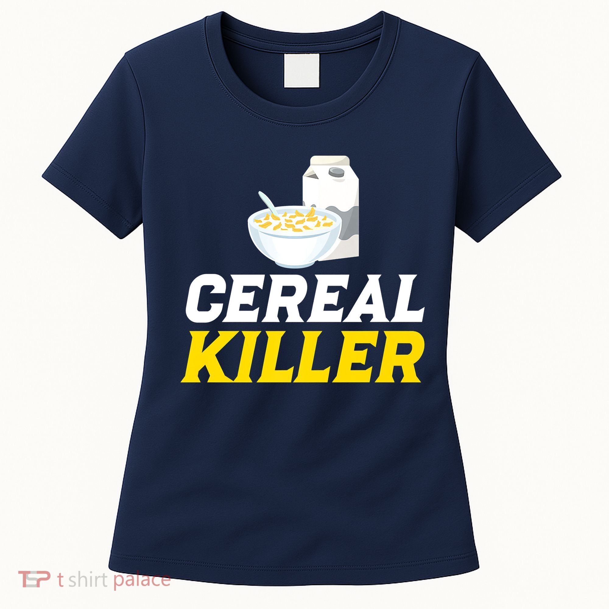 Cereal Killer Breakfast Lover Funny Women's T-Shirt