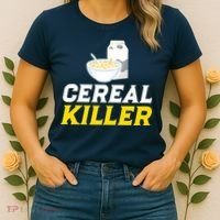 Cereal Killer Breakfast Lover Funny Women's T-Shirt thumb 2
