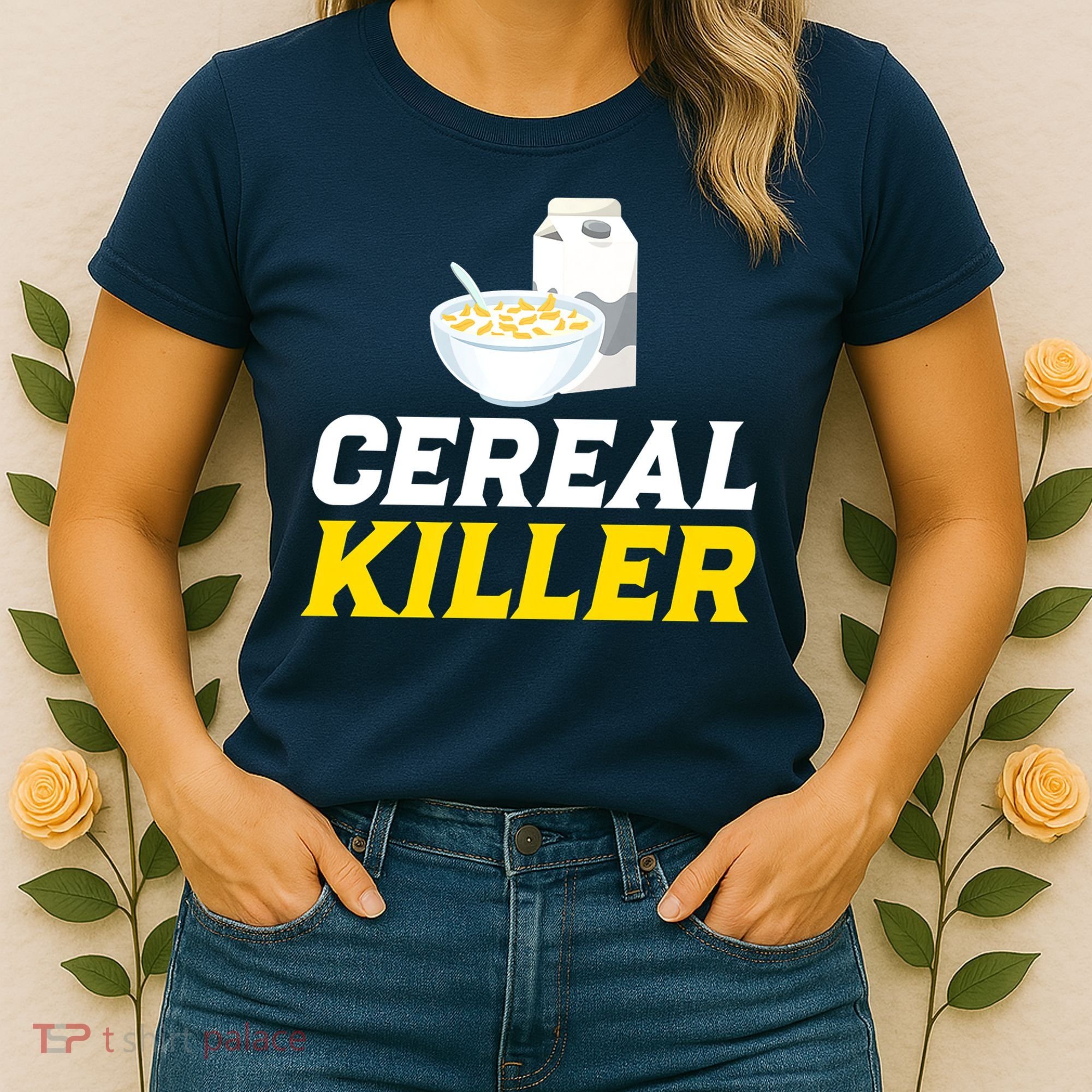 Cereal Killer Breakfast Lover Funny Women's T-Shirt