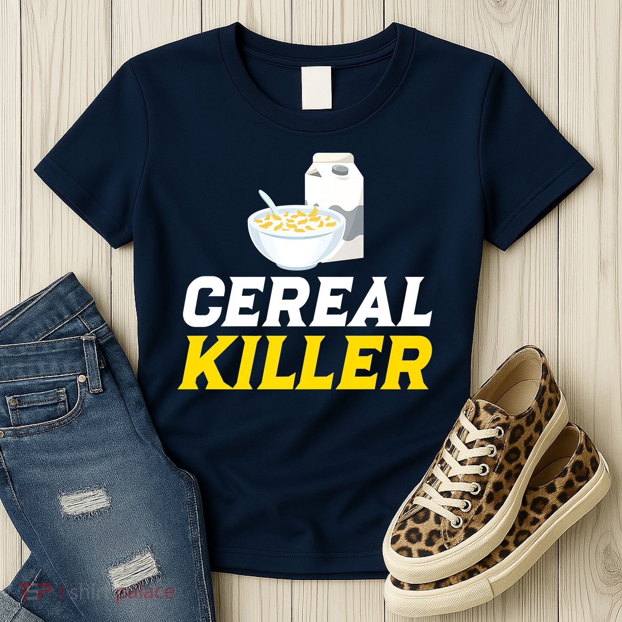 Cereal Killer Breakfast Lover Funny Women's T-Shirt