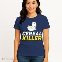 Cereal Killer Breakfast Lover Funny Women's T-Shirt thumb 4
