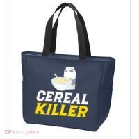 Cereal Killer Breakfast Lover Funny Tote Bag thumb 3