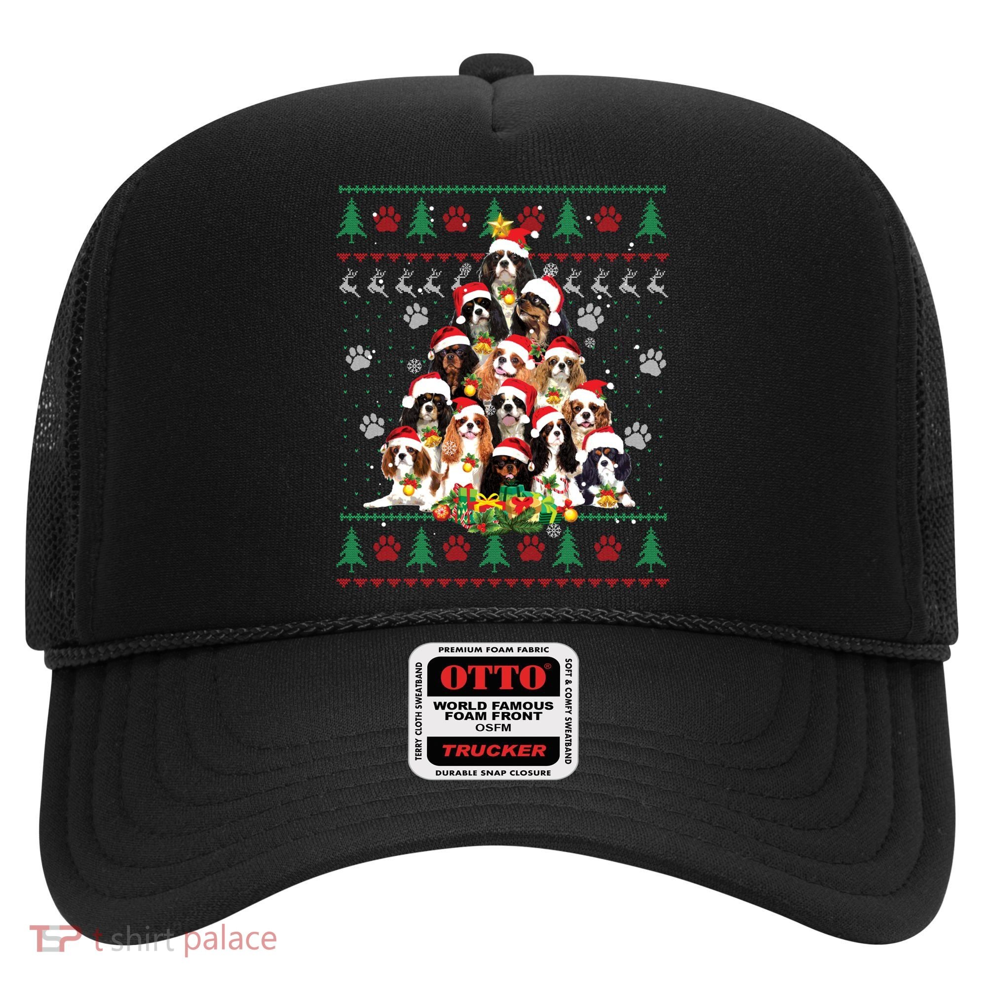 Cavalier King Charles Spaniel Christmas Tree Ugly Sweater Cool Gift Hat