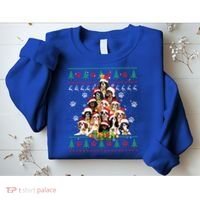 Cavalier King Charles Spaniel Christmas Tree Ugly Sweater Cool Gift Sweatshirt thumb 2