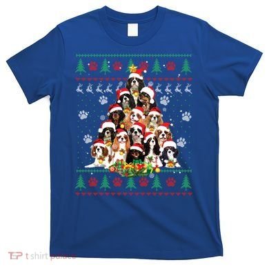 Cavalier King Charles Spaniel Christmas Tree Ugly Sweater Cool Gift T-Shirt