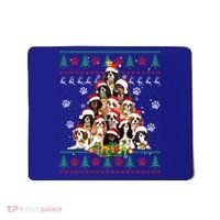 Cavalier King Charles Spaniel Christmas Tree Ugly Sweater Cool Gift Mousepad thumb 0