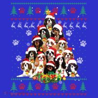 Cavalier King Charles Spaniel Christmas Tree Ugly Sweater Cool Gift Mousepad thumb 1