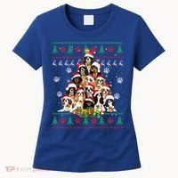 Cavalier King Charles Spaniel Christmas Tree Ugly Sweater Cool Gift Women's T-Shirt thumb 0