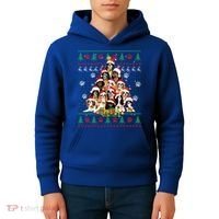 Cavalier King Charles Spaniel Christmas Tree Ugly Sweater Cool Gift Kids Hoodie thumb 4
