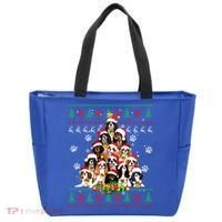 Cavalier King Charles Spaniel Christmas Tree Ugly Sweater Cool Gift Tote Bag thumb 0