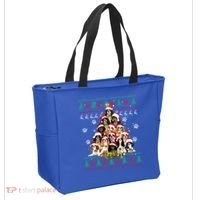 Cavalier King Charles Spaniel Christmas Tree Ugly Sweater Cool Gift Tote Bag thumb 2