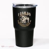 Cowboy Kneeling Cross Scripture Western Bible Verse Jesus Tumbler thumb 0
