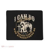 Cowboy Kneeling Cross Scripture Western Bible Verse Jesus Mousepad thumb 0