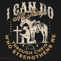 Cowboy Kneeling Cross Scripture Western Bible Verse Jesus Tote Bag thumb 4