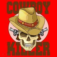 Cowboy Killer Country Skeleton Santa Hat thumb 1
