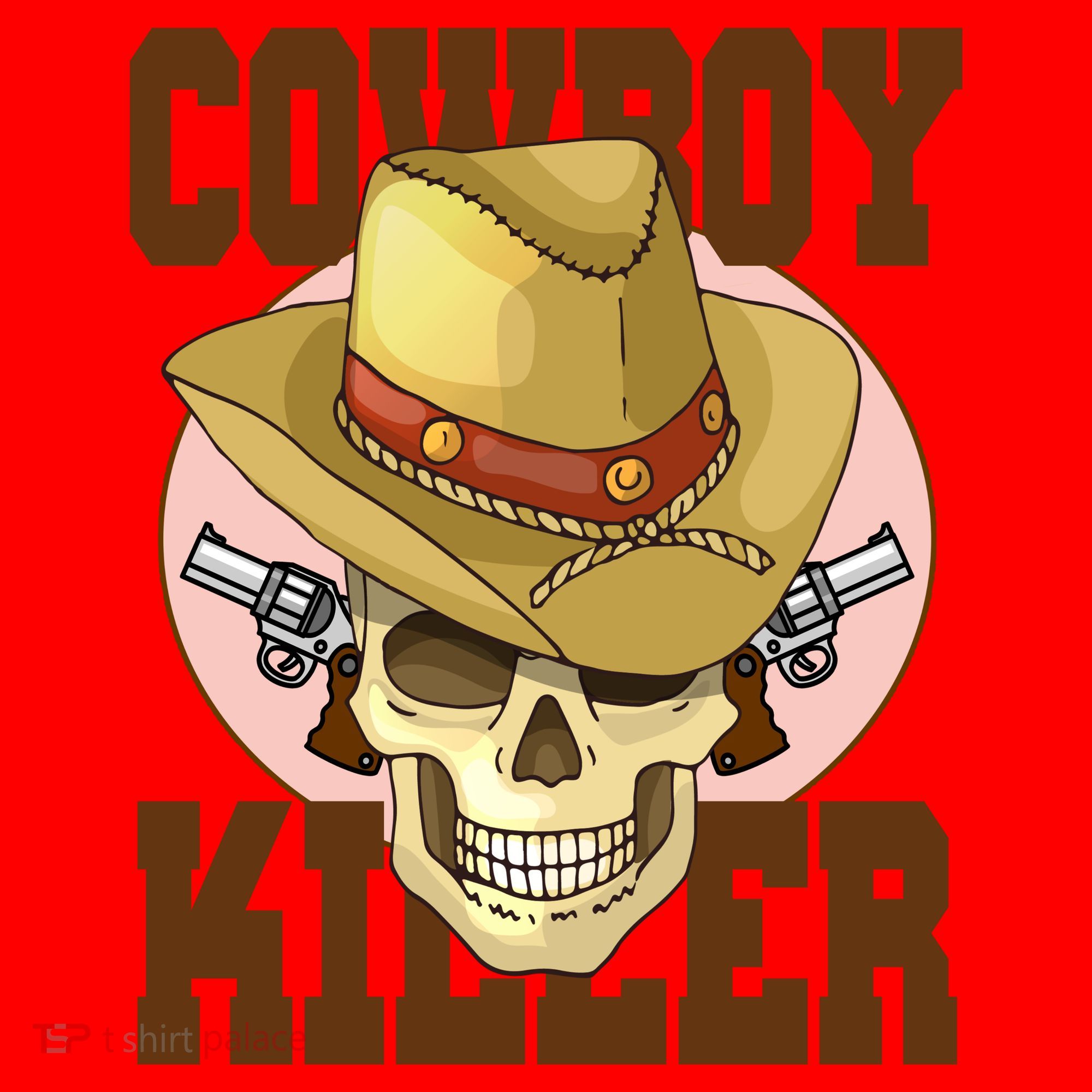 Cowboy Killer Country Skeleton Santa Hat
