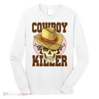Cowboy Killer Country Skeleton Long Sleeve Shirt thumb 0
