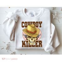 Cowboy Killer Country Skeleton Sweatshirt thumb 2