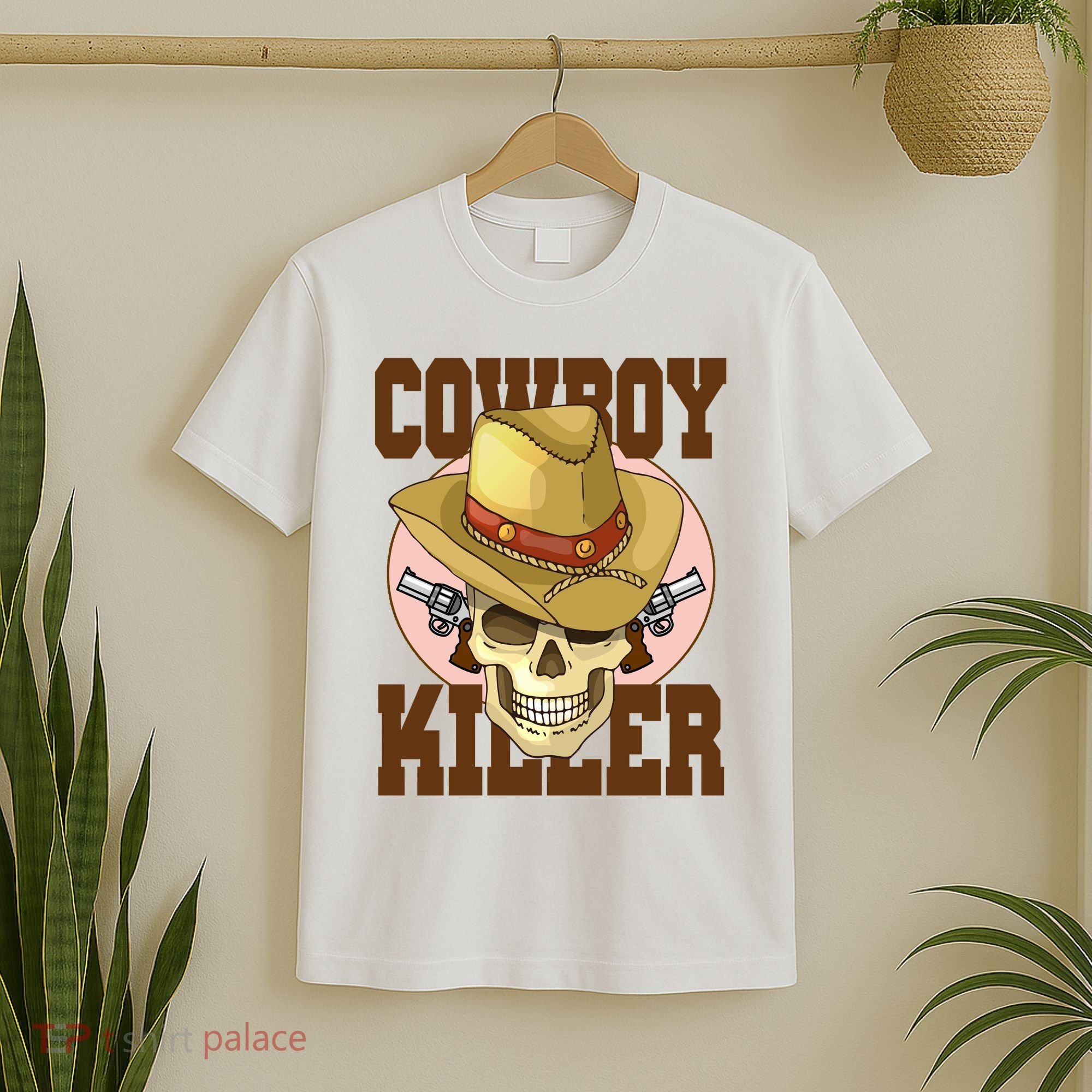 Cowboy Killer Country Skeleton T-Shirt