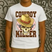 Cowboy Killer Country Skeleton T-Shirt thumb 3
