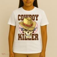 Cowboy Killer Country Skeleton T-Shirt thumb 4