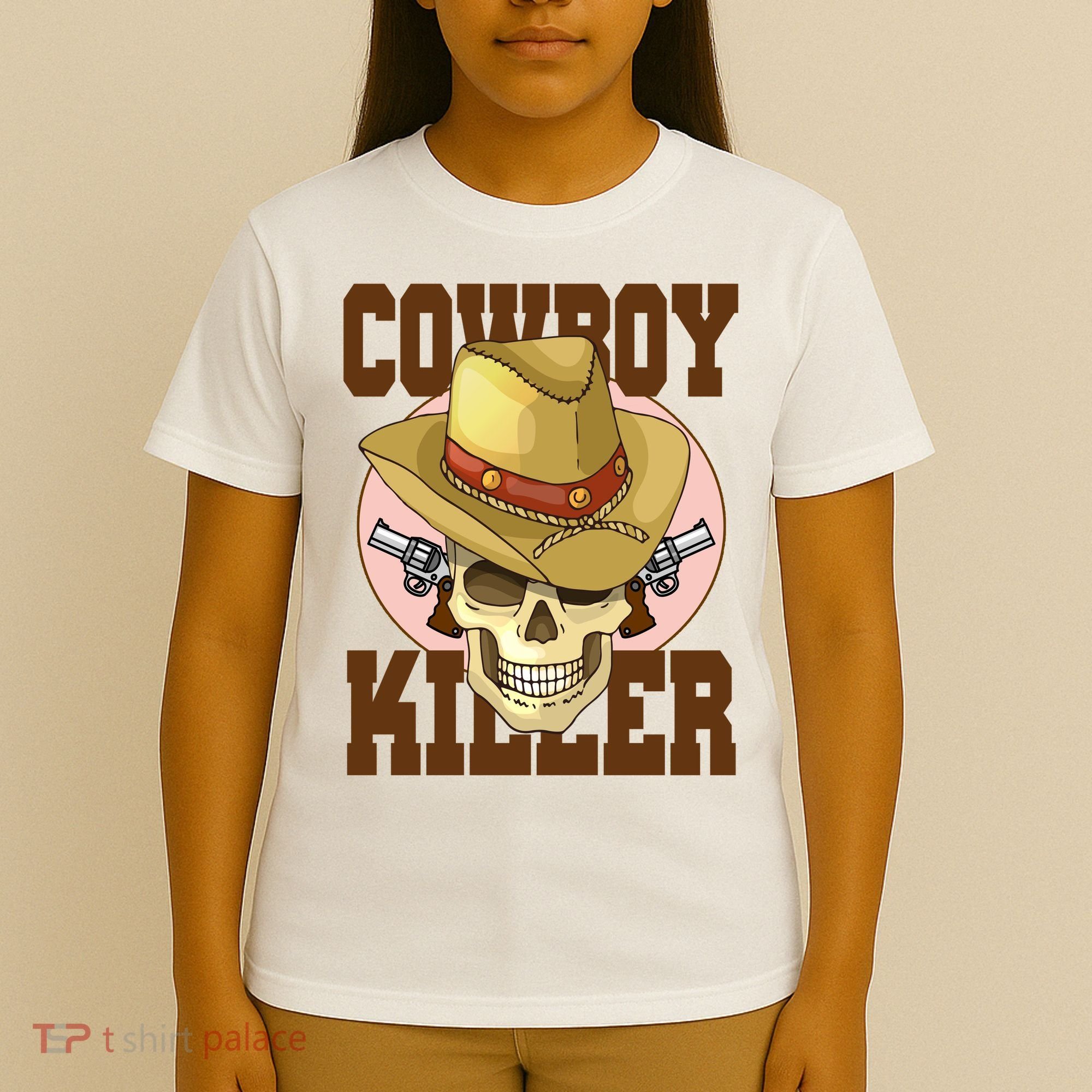 Cowboy Killer Country Skeleton T-Shirt