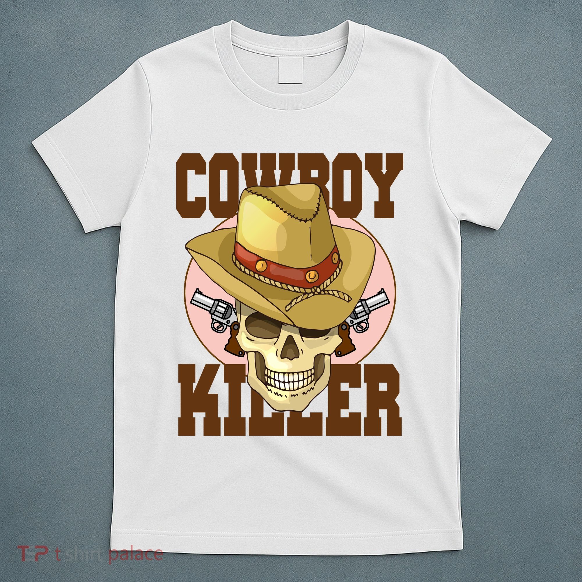 Cowboy Killer Country Skeleton T-Shirt