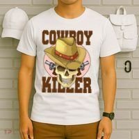Cowboy Killer Country Skeleton T-Shirt thumb 6