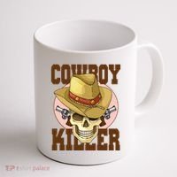 Cowboy Killer Country Skeleton Coffee Mug thumb 1