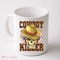 Cowboy Killer Country Skeleton Coffee Mug thumb 0