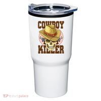 Cowboy Killer Country Skeleton Tumbler thumb 0