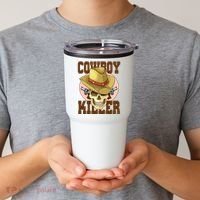 Cowboy Killer Country Skeleton Tumbler thumb 2