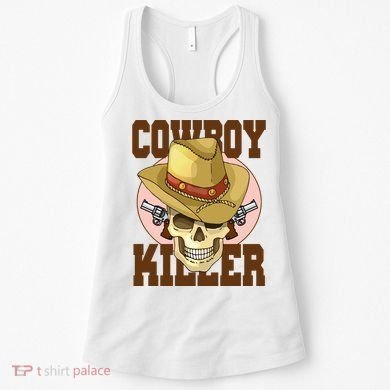 Cowboy Killer Country Skeleton Women's Tank Top