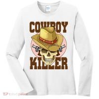 Cowboy Killer Country Skeleton Women's Long Sleeve Shirt thumb 0