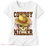 Cowboy Killer Country Skeleton Women's T-Shirt thumb 0