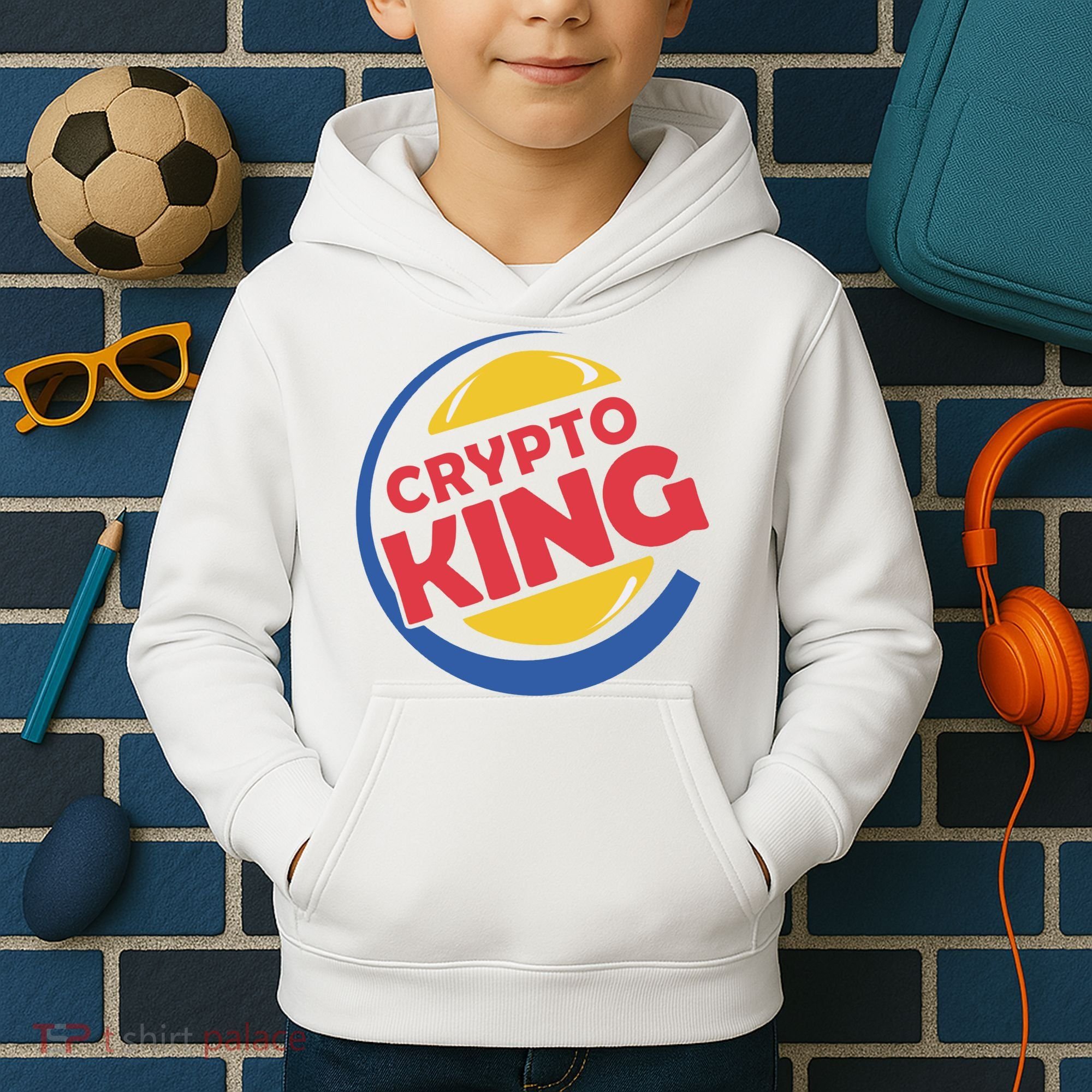 Crypto King Kids Hoodie