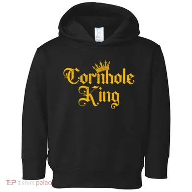 Cornhole King Toddler Hoodie