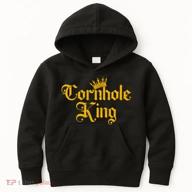 Cornhole King Kids Hoodie