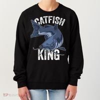 Catfish King Catfish Fishing Catfishing Women's Sweatshirt thumb 0